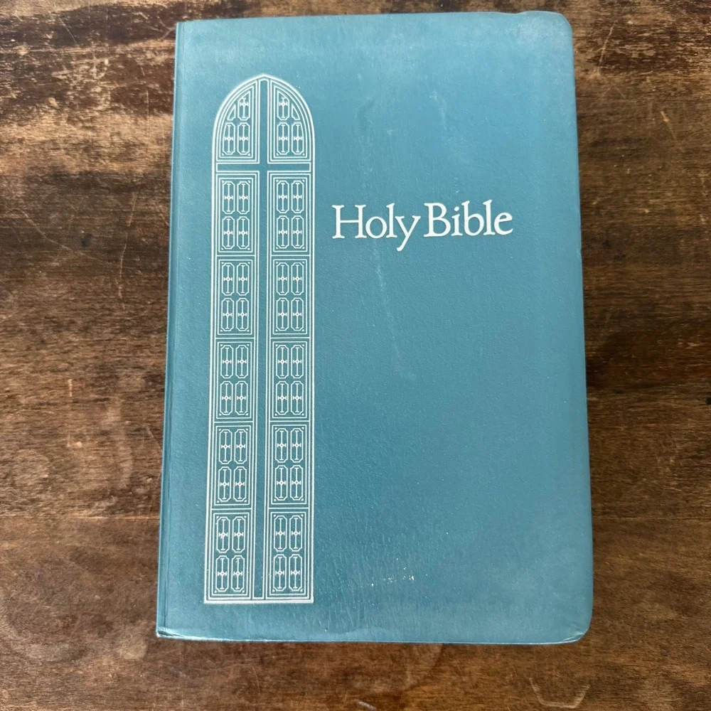 Nelson Regency Blue Holy Bible KJV Giant Print Red Letter 1990 Concordance VTG